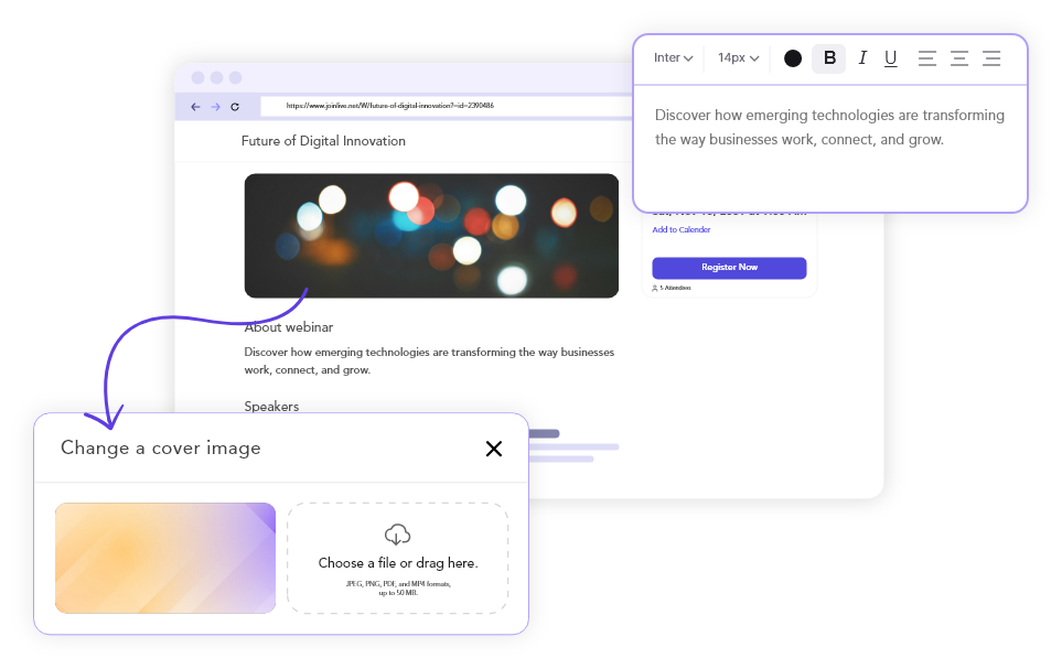 Registration Pages